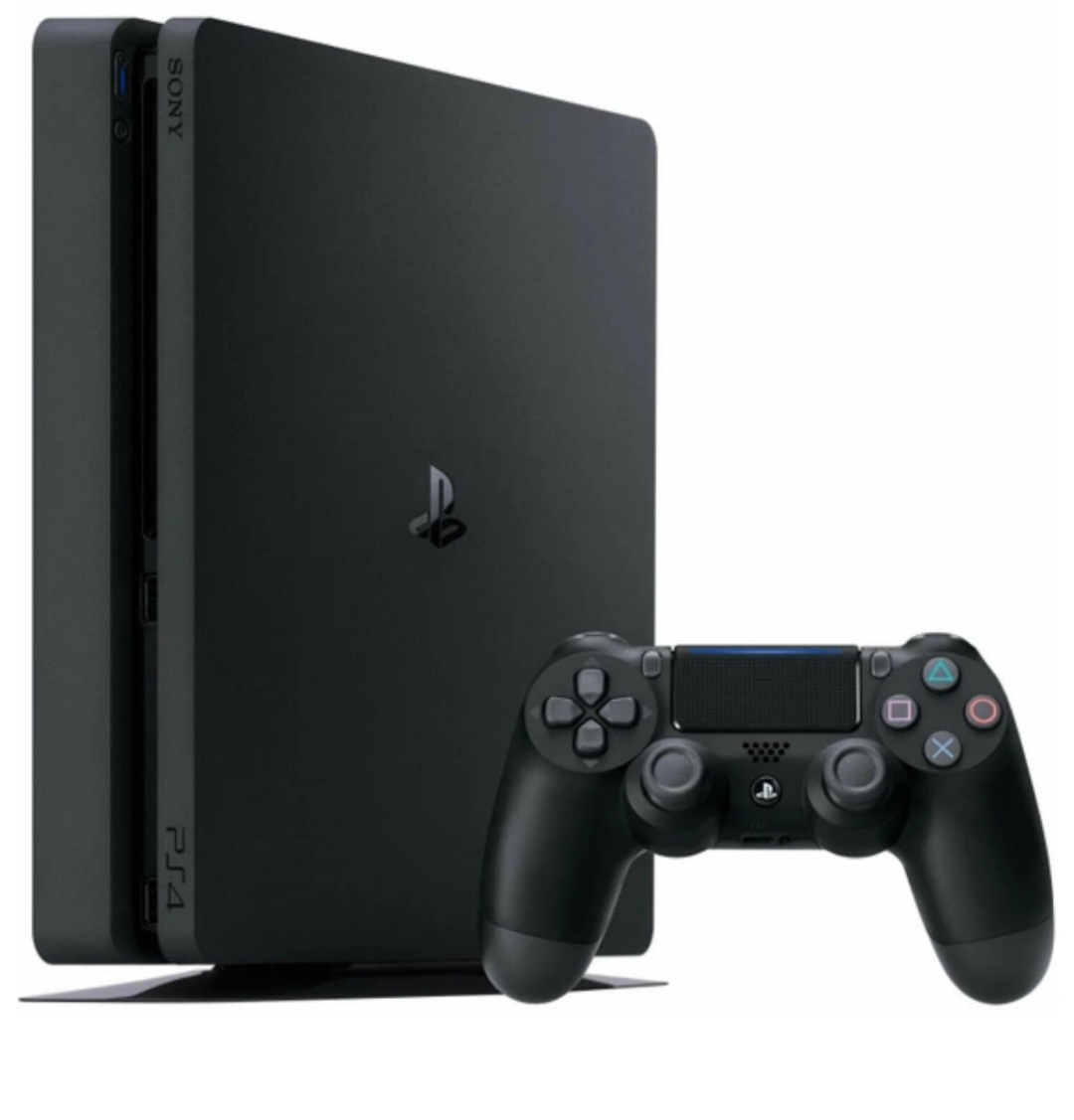 کنسول بازی سونی (کارکرده) PS4 Slim |(دستگاه پلمپ)حافظه 1 ترابایت به همراه یک دسته اضافه ا PlayStation 4 Slim (Stock) 1TB +